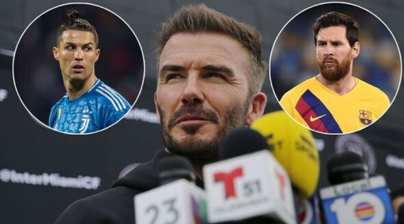 Cristiano, Beckham y Messi