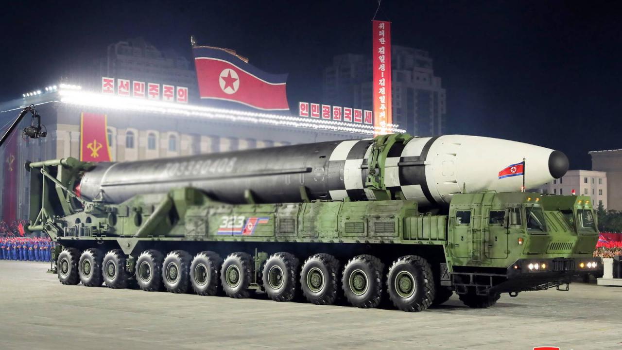 Uno de los misiles norcoreanos.