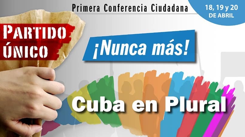 Cartel promocional de la Primera Conferencia Ciudadana.