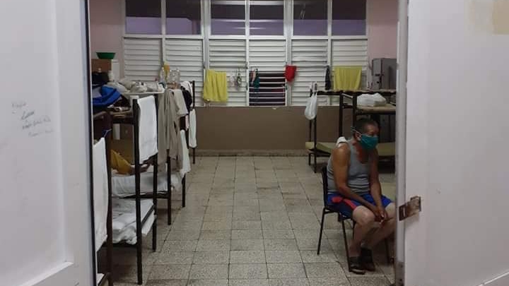 Un centro de aislamiento en Cuba.