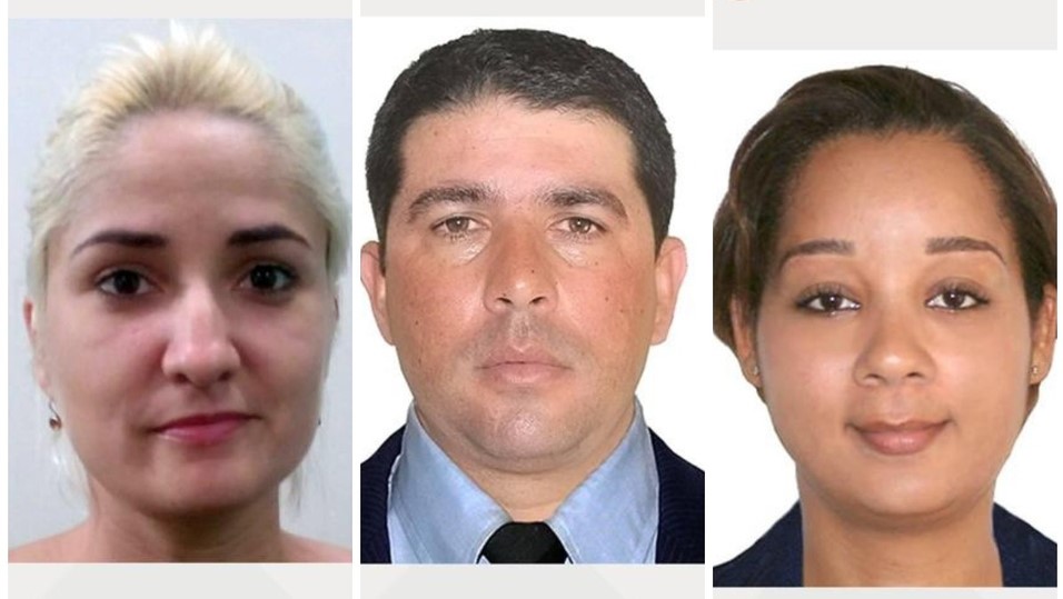Tres cubanos estudiantes de postgrado desaparecidos en Veracruz, México.