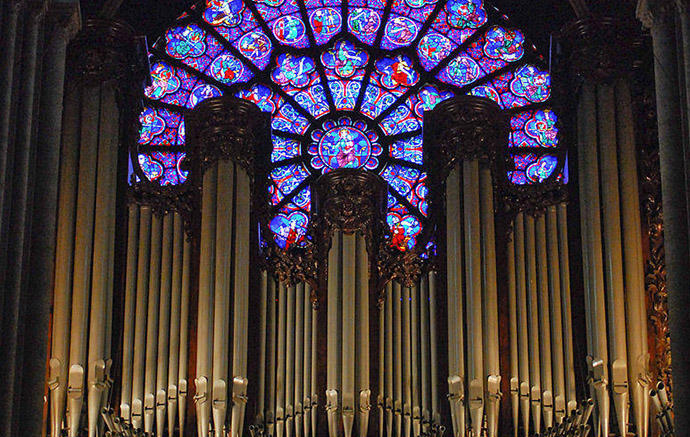 Órgano de la catedral de Notre Dame, París. 