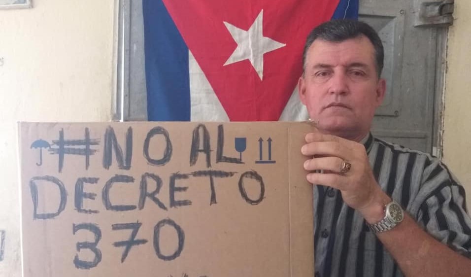 El opositor cubano Adriano Castañeda Meneses, del Consejo Nacional del Foro Antitotalitario Unido (FANTU).