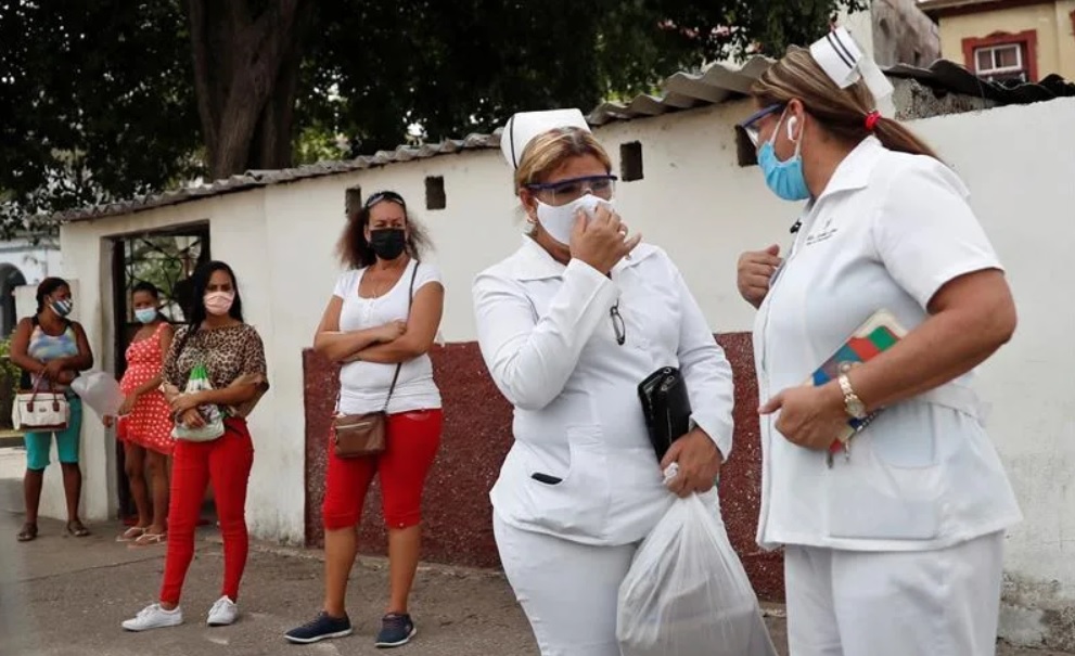 Enfermeras cubanas.