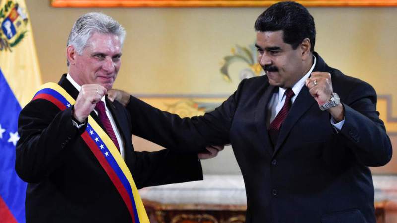 Díaz-Canel y Nicolás Maduro en una imagen de archivo.