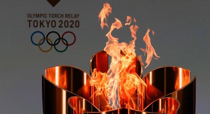 La antorcha olímpica.