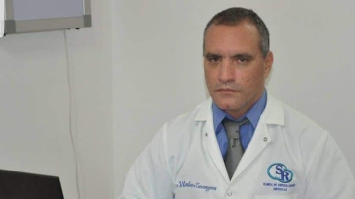 El médico cubano Vladimir Carrazana.