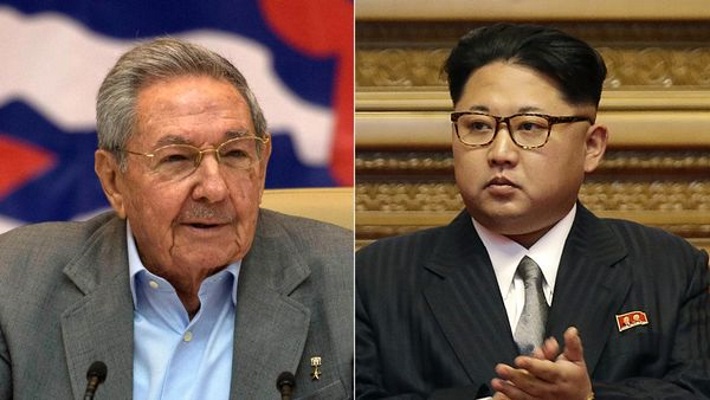 Raúl Castro y Kim Jong-un.