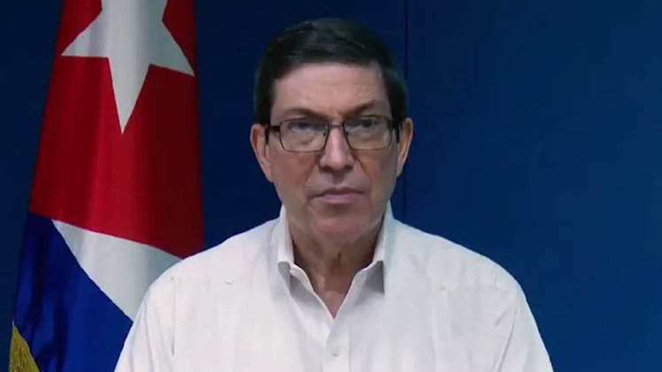 El canciller cubano Bruno Rodríguez Parrilla.