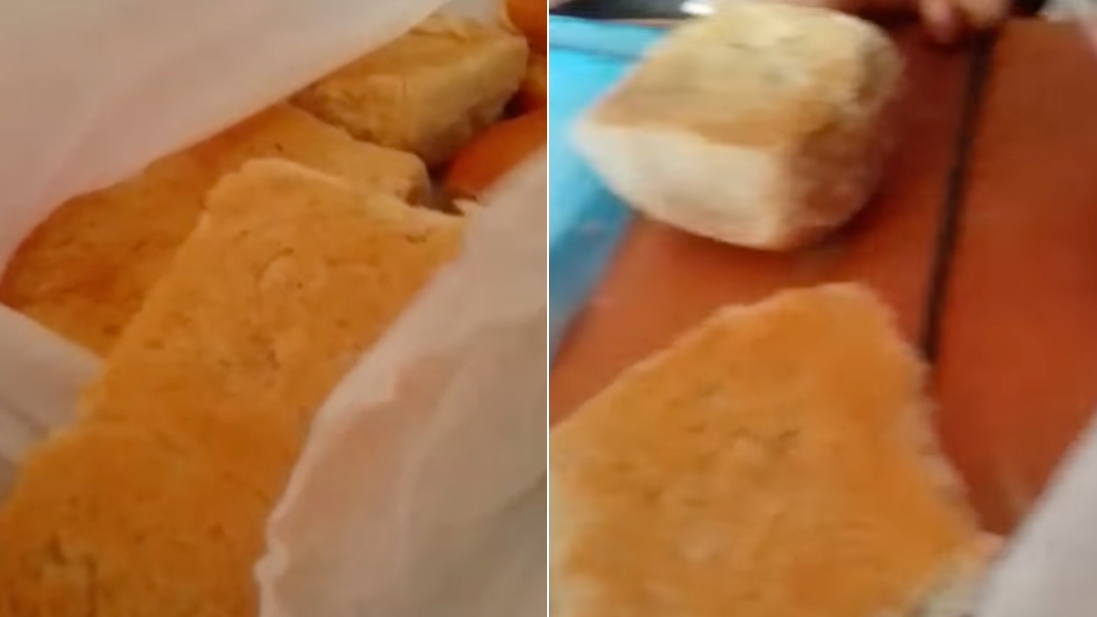 Panes con gorgojos en una bodega de Cuba.