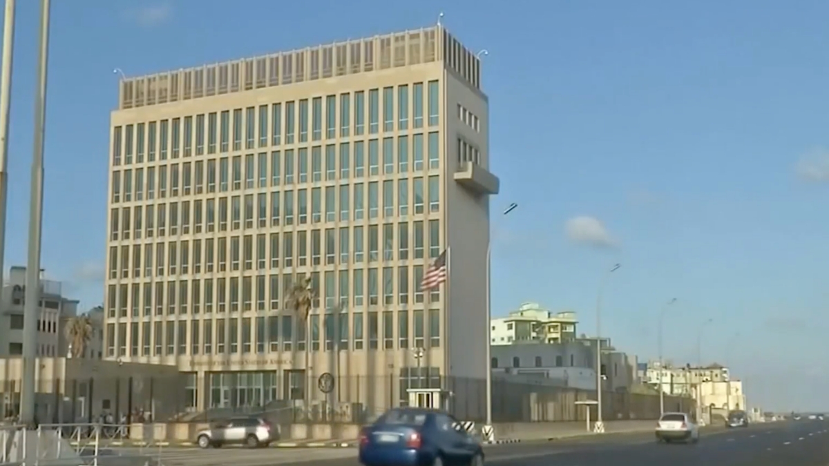 La embajada de EEUU en Cuba, donde ocurrió el llamado 'Síndrome de La Habana'.
