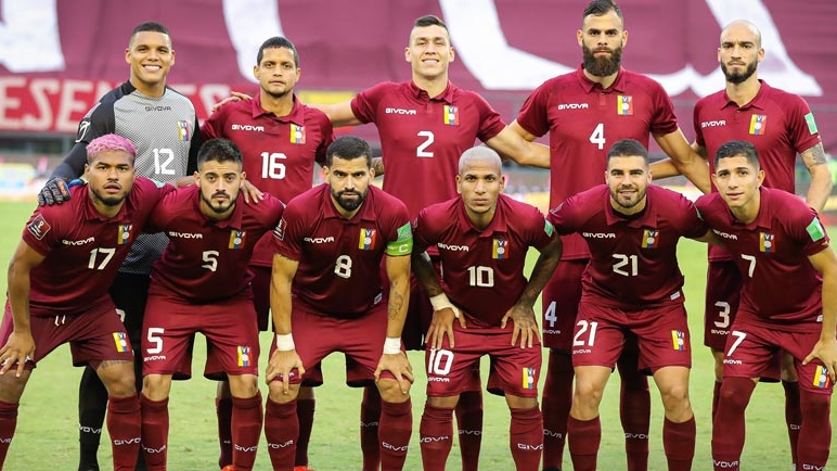 Jugadores de la selección de Venezuela.