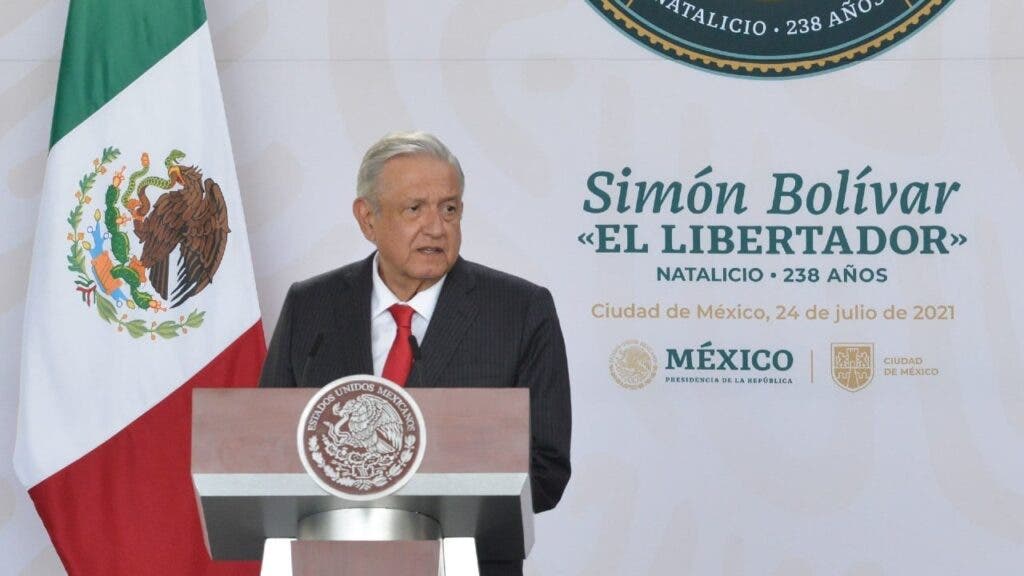 Andrés Manuel López Obrador durante la cumbre de la CELAC.