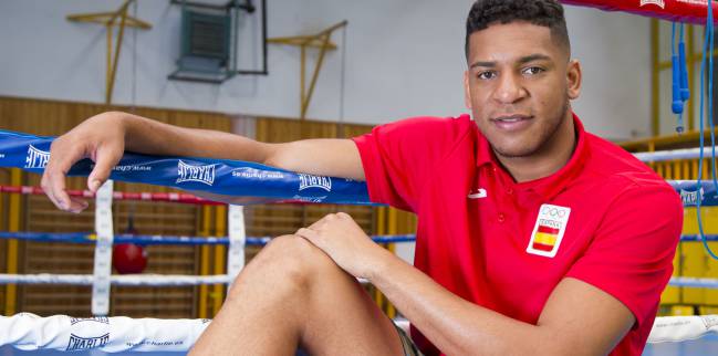 El boxeador cubano Enmanuel Reyes Pla.