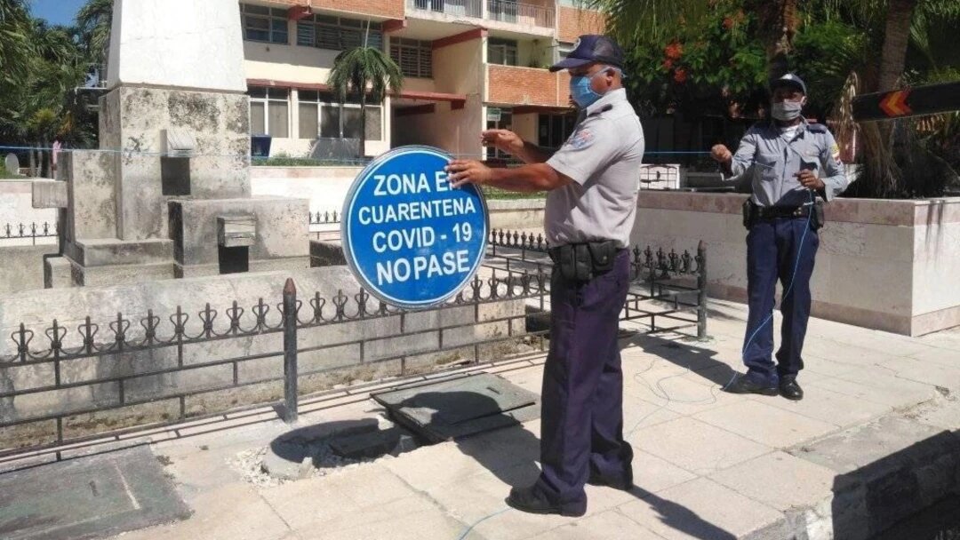 Policía y Covid-19 en Ciego de Ávila.