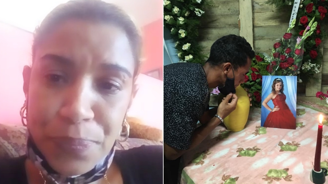 Cubana que denuncia la muerte de su hermano y esposo de una fallecida por Covvid-19