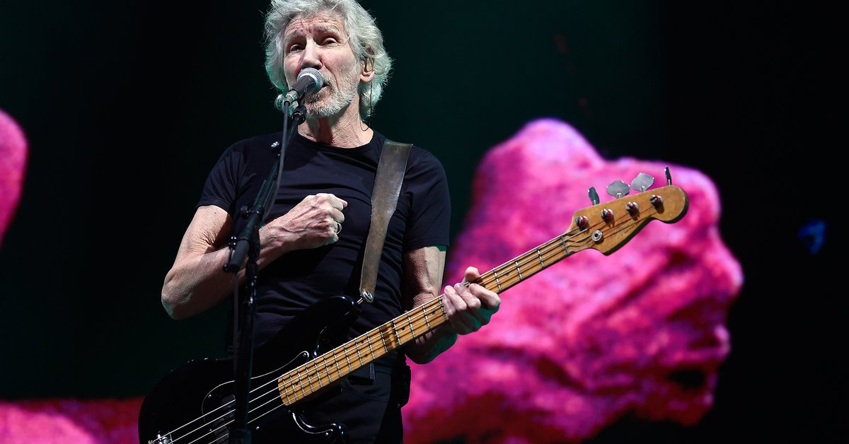 Roger Waters en escena.