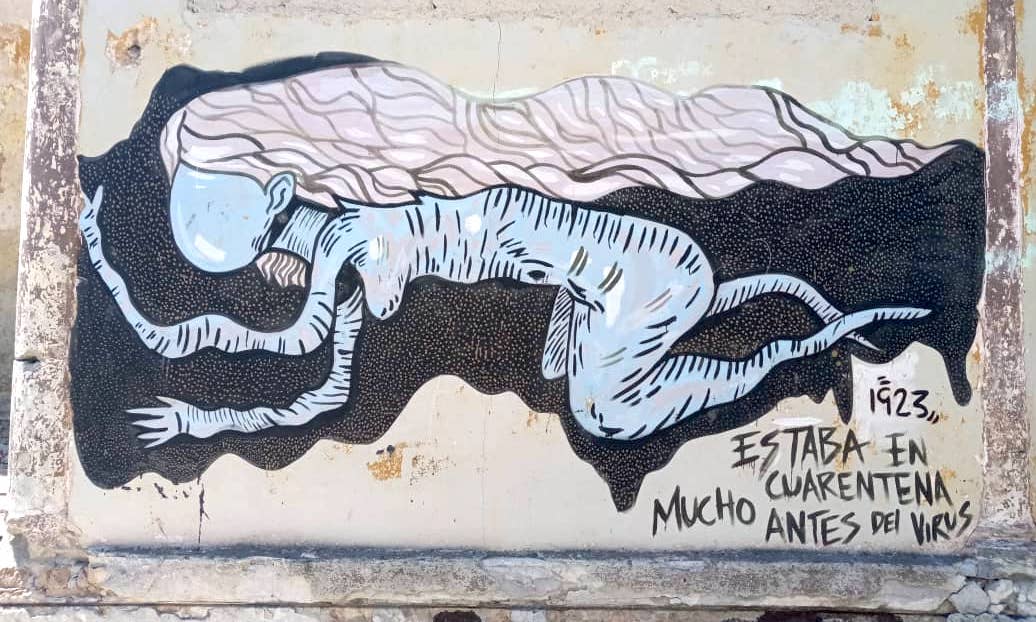 Un grafiti en La Habana.