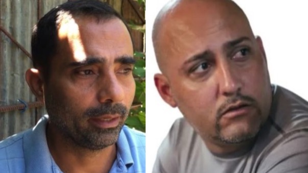 Los periodistas cubanos Enrique Díaz Rodríguez y Orelvys Cabrera.