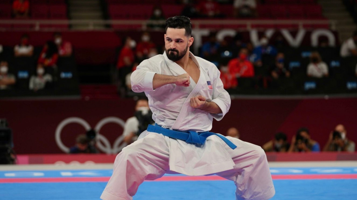 El karateca cubanoamericano Ariel Torres.