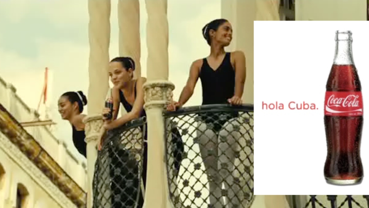 Captura de spot de Coca-Cola para Cuba.