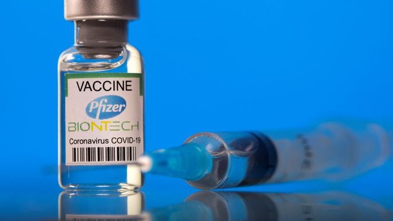 Vacuna de Pfizer contra el Covid-19.