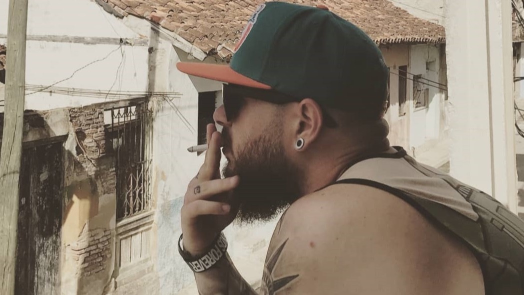 El rapero cubano "El Radikal".
