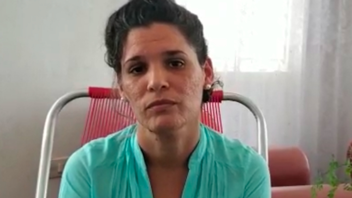 Sayli Navarro, hija del preso político cubano Félix Navarro.