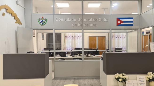 Consulado de Cuba en Barcelona.