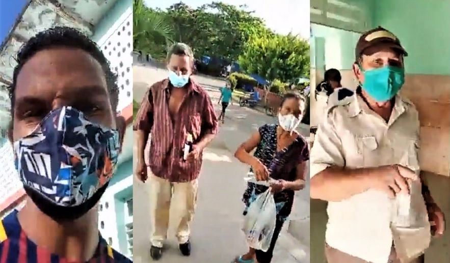 Cubano expulsado de un hospital en Baracoa.