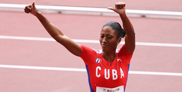 La campeona paralímpica cubana Omara Durand.