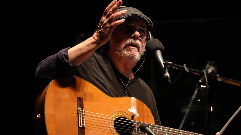 El cantautor cubano Silvio Rodríguez.