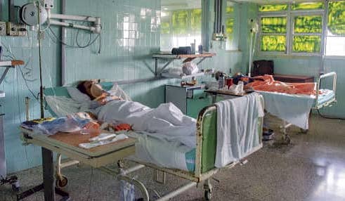 Pacientes ingresadas en Camagüey.