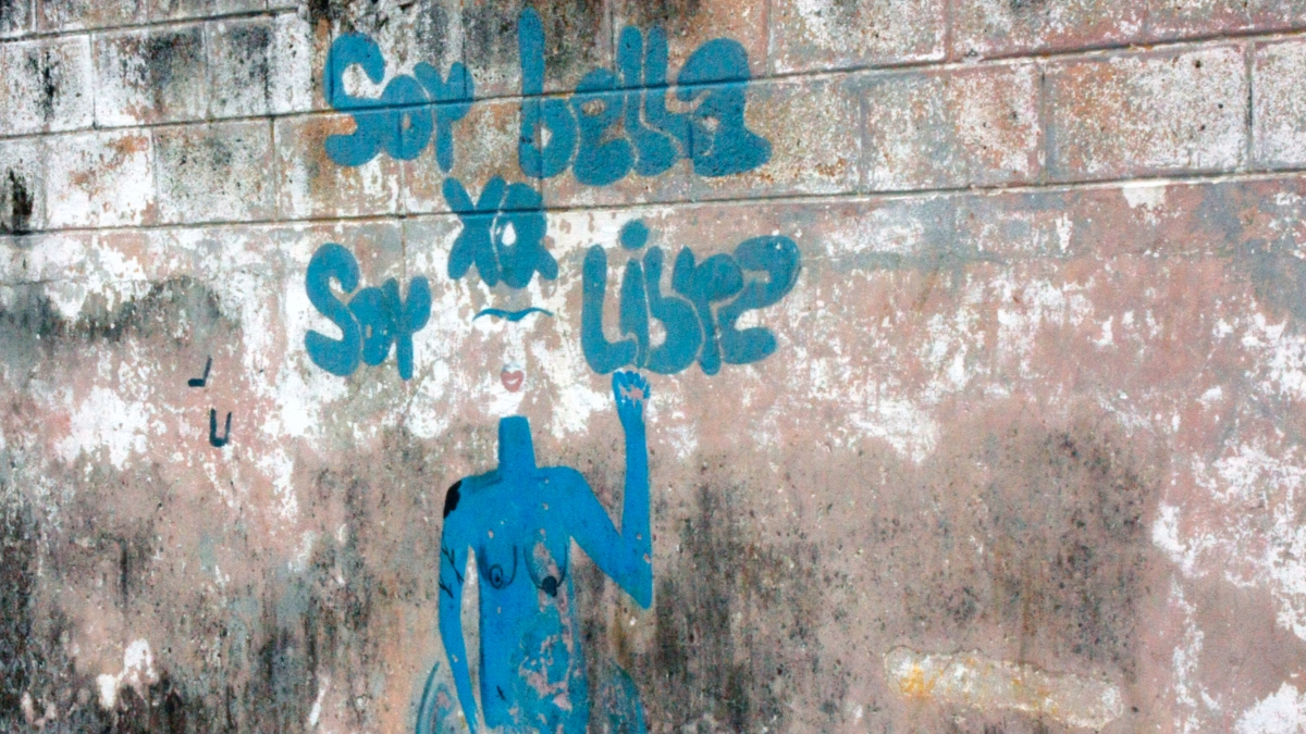 Un graffiti en Cuba.