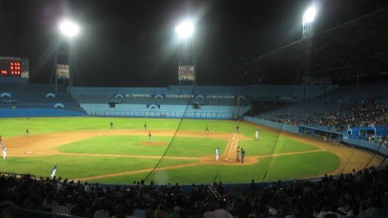 El Estadio Latinoamericano de La Habana.