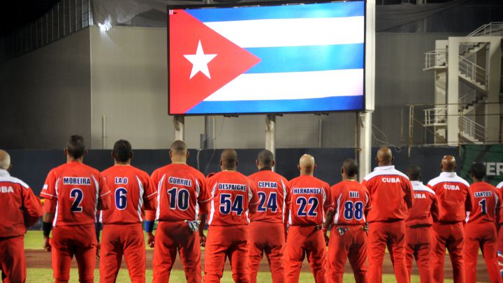 Miembros del Equipo Cuba en un torneo internacional.