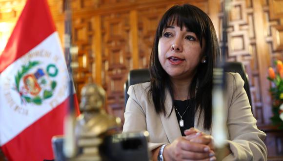 Mirtha Vásquez, presidenta del Consejo de Ministros de Perú.