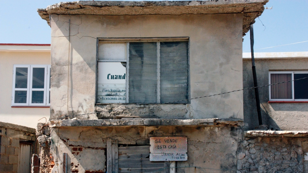 Una casa en venta en Cuba.
