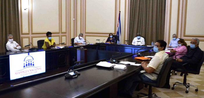 Una reunión del Consejo de Estado de Cuba.