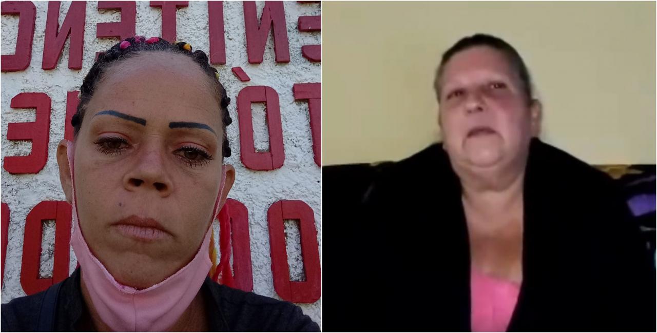 Bárbara Farrat y Esmeralda Rodríguez, madres de dos cubanos presos por el 11J.