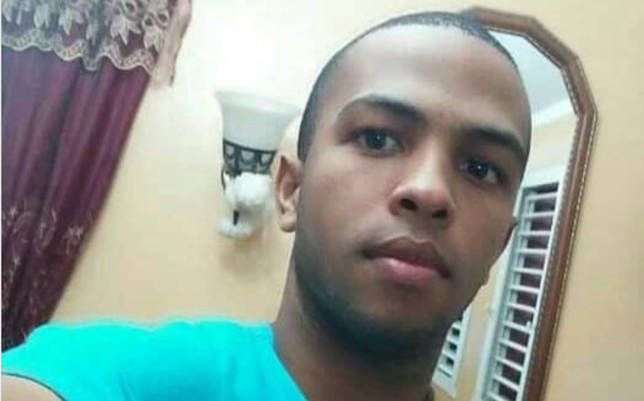 El joven cubano Osvaldo Morales, víctima de un asalto en Artemisa.