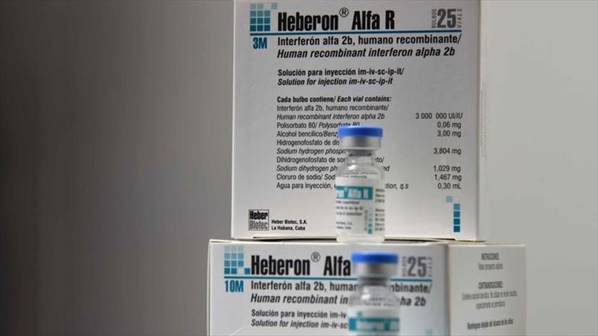 Fármaco Heberon Alpha R 2B.