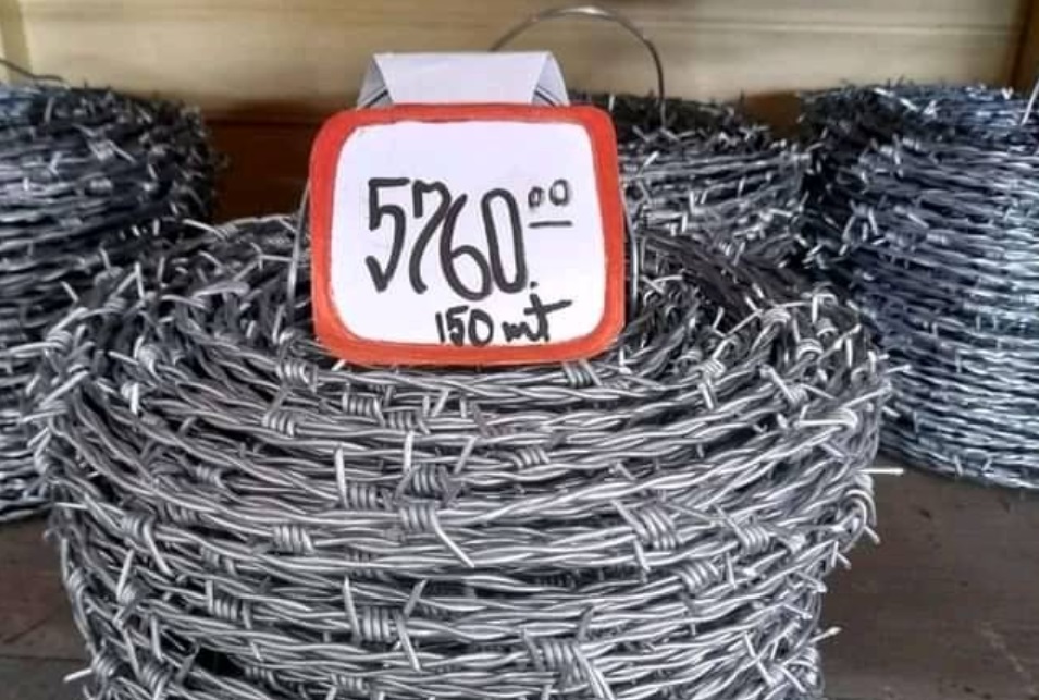 Precio estatal de un rollo de alambre de púas en Cuba.