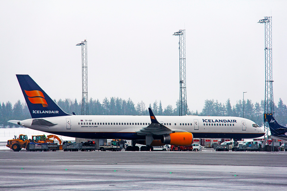 Una aeronave de Icelandair.