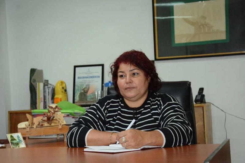 Yudiana Alfonso, coordinadora de Programas y Objetivos en el Gobierno Provincial de Sancti Spíritus.