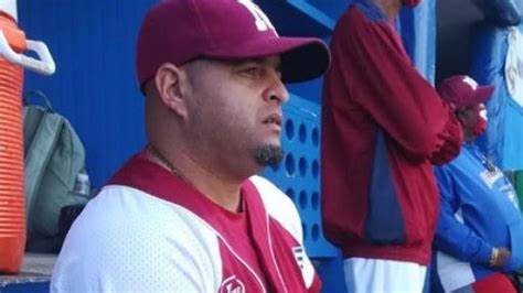 Michael González, director del equipo de béisbol de Mayabeque.