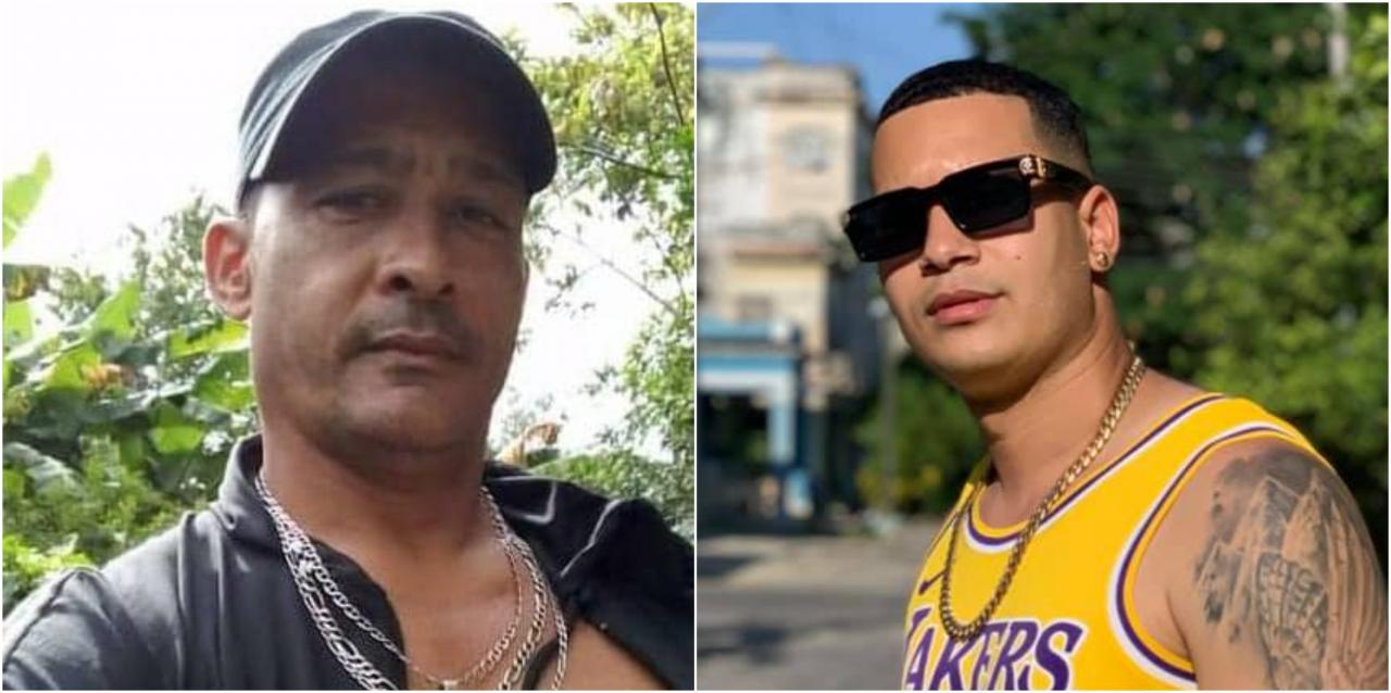 El músico cubano Roldy Polo Pérez y el joven Andy Rencurrel, asesinados.
