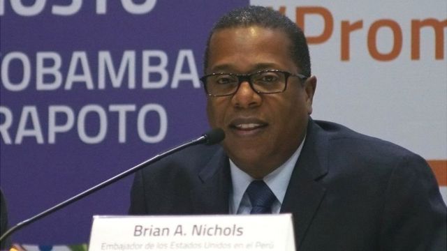 Brian A. Nichols, jefe de Diplomacia de EEUU para América Latina.