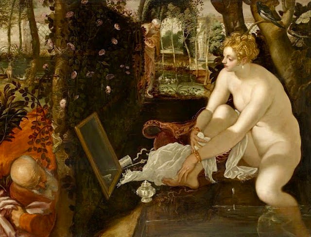 'Susana y los viejos' de Tintoretto.