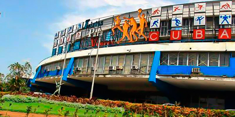 Coliseo de la Ciudad Deportiva en La Habana, sede del INDER.